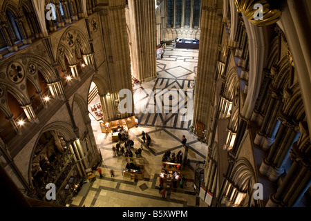 Le restauré transept sud de la cathédrale de York, York, Angleterre Banque D'Images