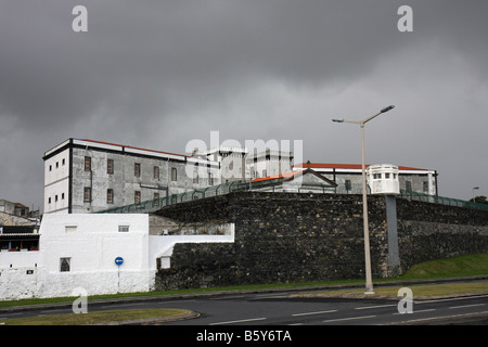 La prison à Ponta Delgada, São Miguel, Açores, Portugal Banque D'Images