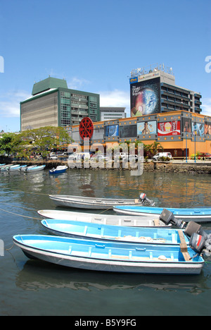 Les bâtiments de port Suva (Fidji) Banque D'Images