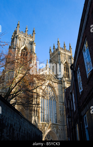 La cathédrale de York Yorkshire Angleterre UK pour un usage éditorial uniquement Banque D'Images