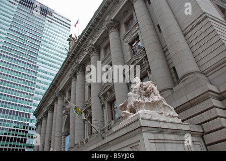 Galerie de la Maison des douanes Battery Park New York Banque D'Images