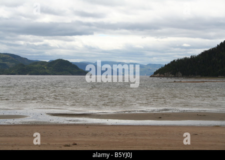 Charlevoix Baie Sainte-Marguerite près de Tadoussac Banque D'Images