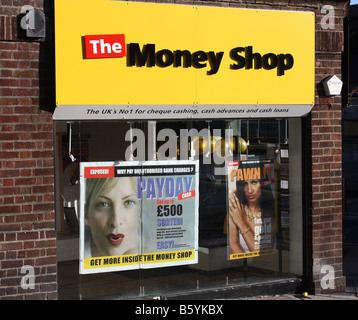 La boutique de l'argent, le frère Lane, Nottingham, Angleterre, Royaume-Uni Banque D'Images