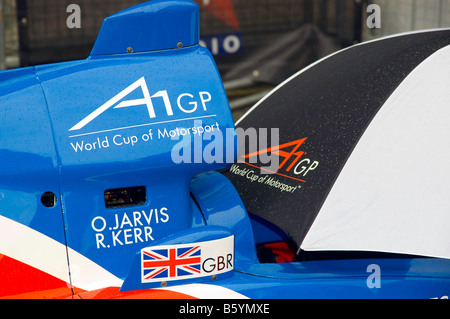 Voiture à moteur A1GP sur Regent's Street, Londres Banque D'Images