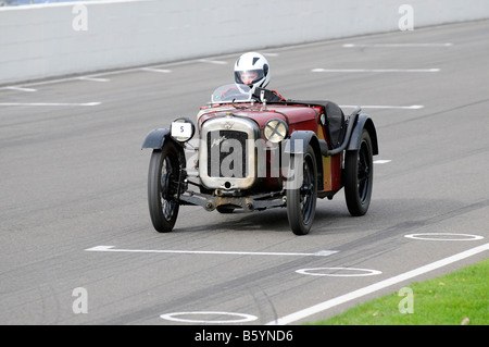 Automne CSECC Goodwood sprint Sussex 25 octobre 2008 Austin 1930 Rolt Ulster 747cc supercharged Banque D'Images