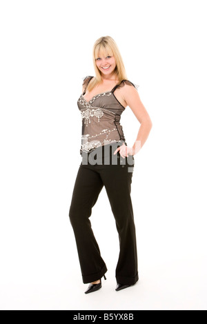 Portrait of Woman Smiling Banque D'Images