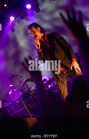 Nick Cave, Nick Cave and the Bad Seeds, Rome, Italie, 2008 Banque D'Images