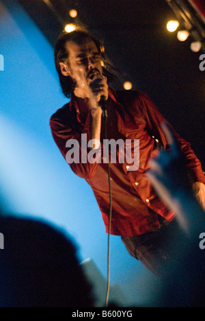 Nick Cave, Nick Cave and the Bad Seeds, Rome, Italie, 2008 Banque D'Images