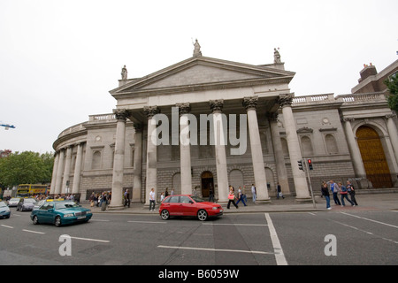 La Banque d'Irlande au Collège Green Dublin Irlande le dix-huitième siècle était autrefois la maison du Parlement Banque D'Images