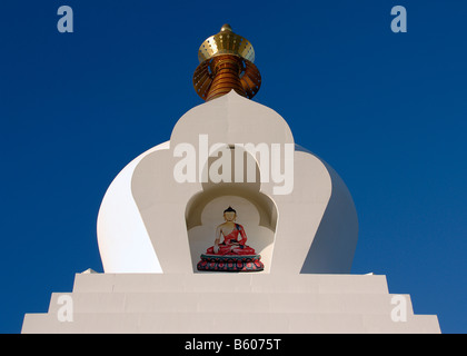 Temple bouddhiste benalmadena andalousie espagne Lumières Stupa Banque D'Images