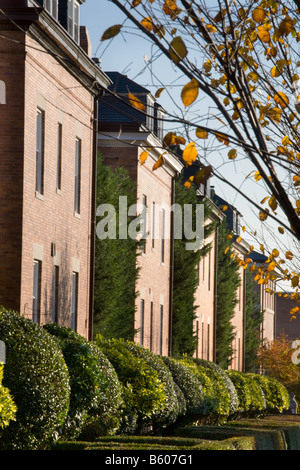 Caserne Marine Capitol Hill neighborhood Row Washington D.C. Banque D'Images