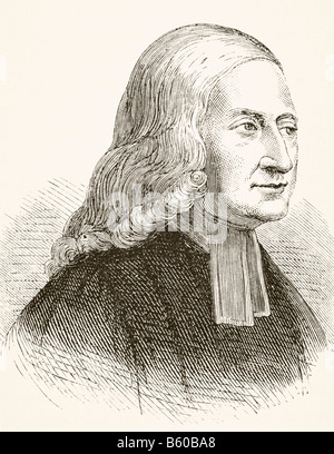 John Wesley, 1703 - 1791. Ecclésiaste anglican et évangéliste, fondateur du mouvement méthodiste. Banque D'Images