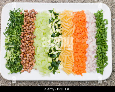 Légumes pour Minestrone Banque D'Images