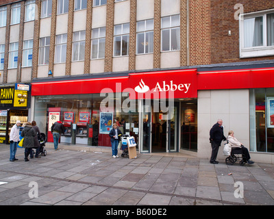 Abbey National Building Society Branch Lewisham High Street Londres Banque D'Images
