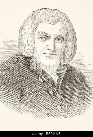 Edward Thurlow, 1er baron Thurlow, 1731 - 1806. L'avocat britannique et homme politique conservateur Lord Chancelier Banque D'Images