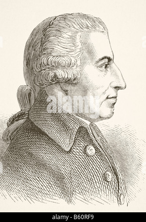 John Howard, 1726 - 1790. Philanthrope et premier réformateur de la prison. Banque D'Images