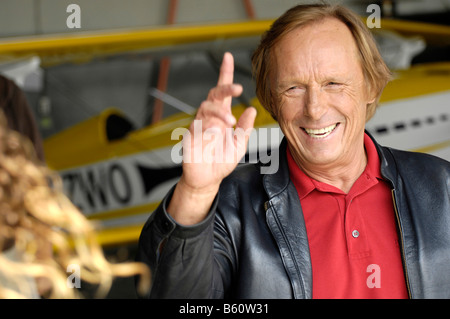 Claus-Theo alias Gaertner, Josef Matula, détective privé à la série de télévision ZDF, Ein Fall für zwei Banque D'Images
