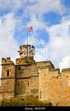 L'Union, se battant au Château de Lincoln Lincoln Lincolnshire en Angleterre Banque D'Images