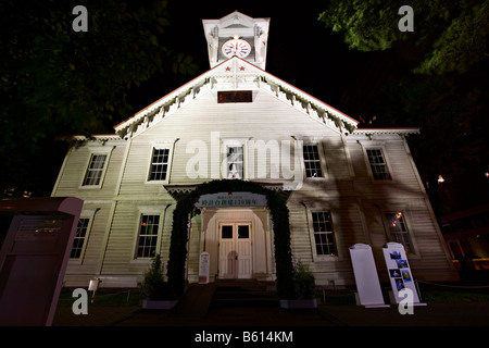 Sapporo chronomètrent la tour (Sapporo Tokeidai), Hokkaido, Japon Banque D'Images