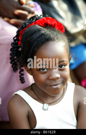 Fille, Women's Education Centre, Bamenda, Cameroun, Afrique Banque D'Images