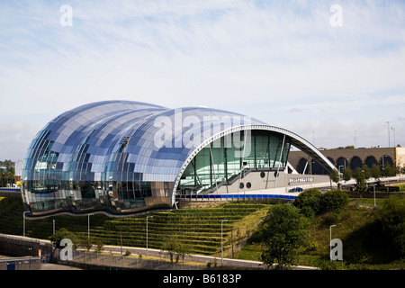 Le Sage, conçu par Sir Norman Foster comme un centre de musique à Newcastle Gateshead, Tyneside, UK Banque D'Images