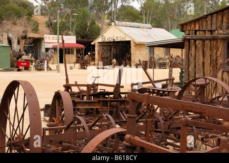 Village Musée de Loxton près de Berri, Australie du Sud, Australie Banque D'Images