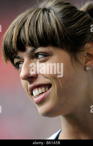 Blanka Vlasic, CRO, saut en hauteur, la première place, à l'IAAF 2008 World Athletics Final pour l'athlétisme dans la Mercedes-Benz Banque D'Images