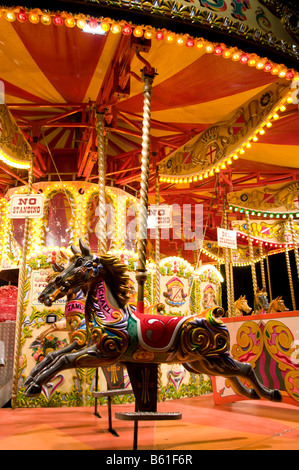 Détail carrousel, le South Bank, Londres, UK Banque D'Images