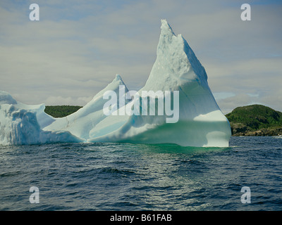 Iceberg dans la baie de Trinity, à Terre-Neuve, Canada Banque D'Images