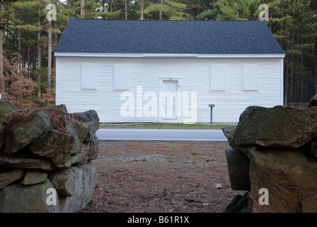 Ancienne maison de réunion à Allenstown Allenstown New Hampshire USA qui fait partie de la Nouvelle Angleterre Banque D'Images