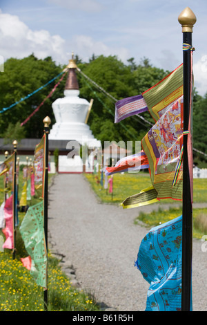 Kagyu Samye Ling monastère bouddhiste tibétain et la retraite, de l'Écosse Banque D'Images