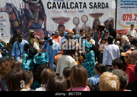 Cavalcata Sarda Festival à Sassari, Sardaigne, Italie, Europe Banque D'Images