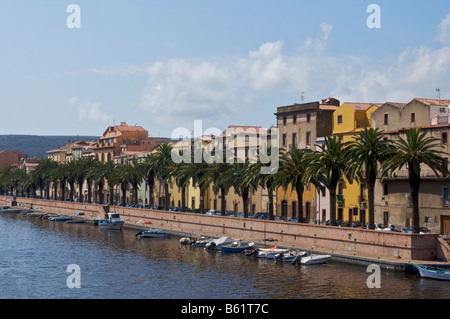 Telmo River en Bosa, Sardaigne, Italie, Europe Banque D'Images