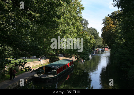 Regents Canal mile end parc victoria hackney jeux olympiques 2012 Banque D'Images