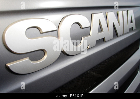 Logo camion Scania Banque D'Images