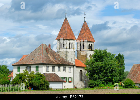 Église Saint-Pierre et Saint-Paul, l'île de Reichenau, Bade-Wurtemberg, Allemagne, Europe Banque D'Images