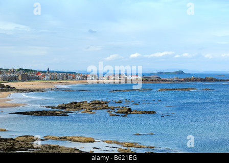 Vue sur la côte de North Berwick, Ecosse, Grande-Bretagne, Europe Banque D'Images