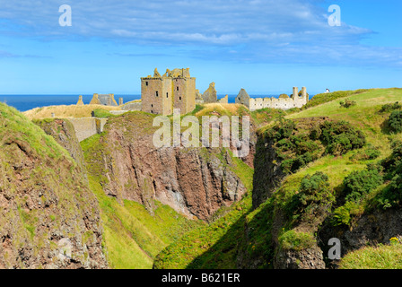 Dunnottar Castle, Ecosse, Grande-Bretagne, Europe Banque D'Images