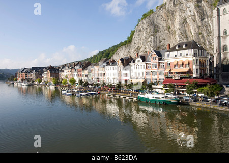 Dinant sur la Meuse, Province de Namur, Wallonie, Belgique, Europe Banque D'Images