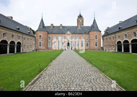 Château d'Alden Biesen à Bilzen le district de Rijkhoven, ancienne commanderie de l'Ordre Teutonique, Province de Limbourg, Belgique, Banque D'Images