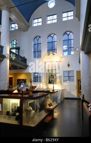 Musée d'Histoire juive, intérieur, Jonas Daniel Meijerplein 2-4, Amsterdam, pays-Bas, Europe Banque D'Images