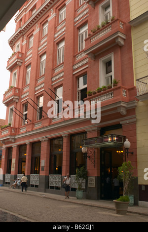 Hôtel Ambos Mundos, La Havane, Cuba. Ernest Hemingway dormi ici. Banque D'Images