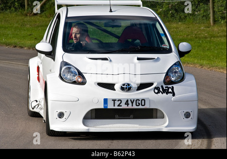 Toyota Aygo Crazy concept supercar à Goodwood Festival of Speed, Sussex, UK. Banque D'Images