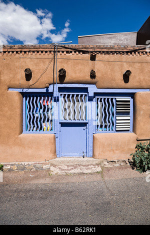 Porte de lilas, Santa Fe, New Mexico, USA Banque D'Images