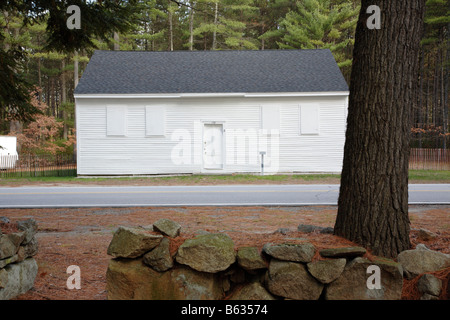 Ancienne maison de réunion à Allenstown Allenstown New Hampshire USA qui fait partie de la Nouvelle Angleterre Banque D'Images