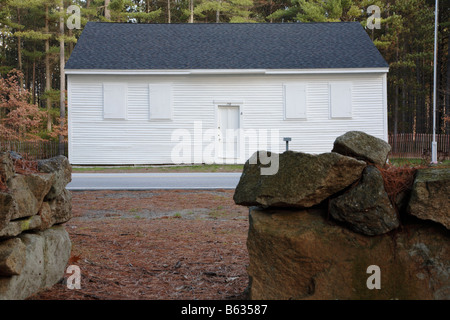 Ancienne maison de réunion à Allenstown Allenstown New Hampshire USA qui fait partie de la Nouvelle Angleterre Banque D'Images