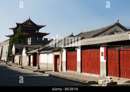 Chine Yunnan dali watch tower Banque D'Images