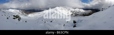 Beinn un Fhurain & Ben plus d'Assynt Conival Banque D'Images