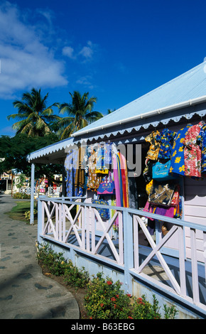 Shop à Road Town sur l'île de Tortola, Îles Vierges britanniques Caraïbes Banque D'Images