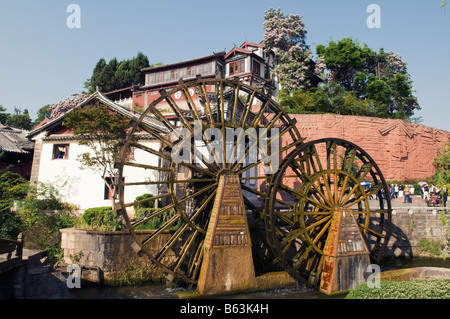 Chine Yunnan Lijiang ville UNESCO World Heritage Site Banque D'Images